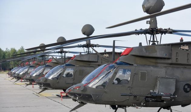 Zemunik: Predstavljena Eskadrila helikoptera OH-58D Kiowa Warrior