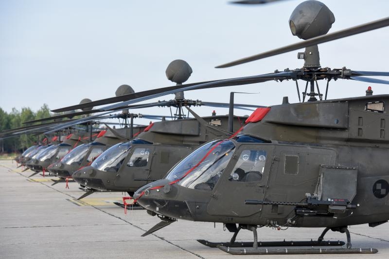 Zemunik: Predstavljena Eskadrila helikoptera OH-58D Kiowa Warrior