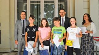 Zamjenik župana primio nagrađene učenike Zamjenik župana primio nagrađene učenike