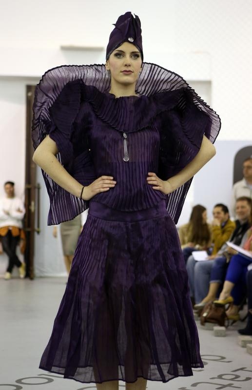 U sklopu tribine Moda osamdesetih – modni laboratorij za 21. stoljece odrzana odrzana modna revija Avangardna moda osamdesetih. Zvoncica Vuckovic. Photo: Robert Anic/PIXSELL