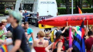 Održan je XV Zagreb Pride pod motom Još Hrvatska ni propala. Photo: PIXSELL Održan je XV Zagreb Pride pod motom Još Hrvatska ni propala. Photo: PIXSELL