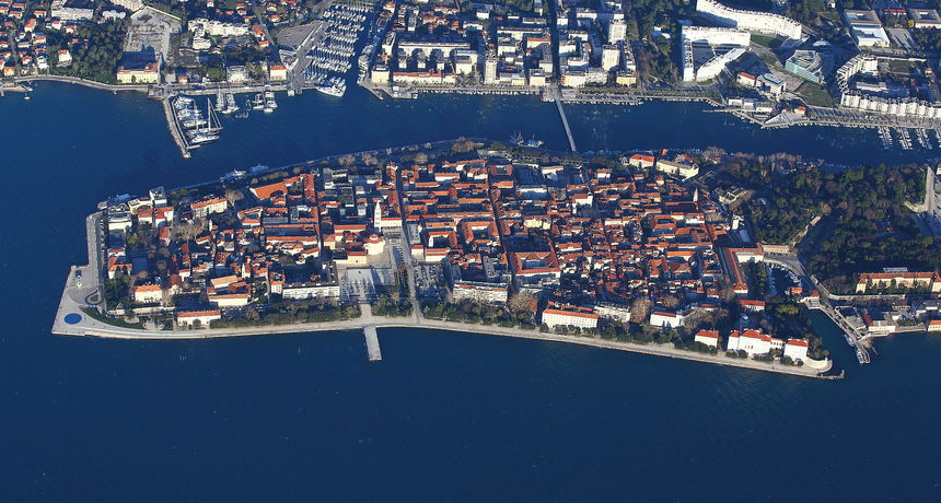 Zadar iz zraka Zadar iz zraka