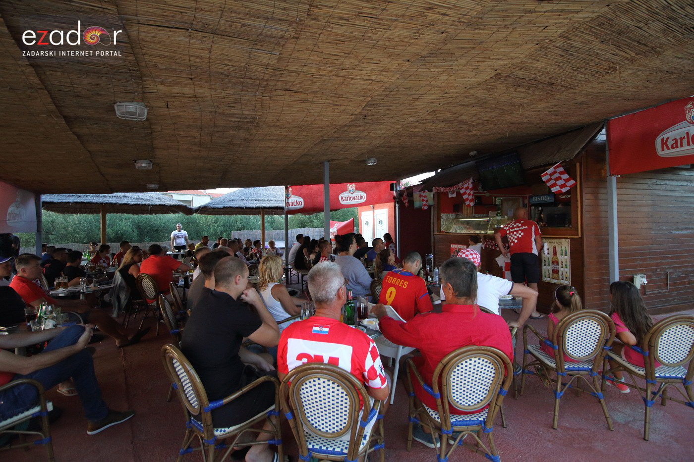 Bibinje: Navijanje za Vatrene i fešta nakon pobjede nad Engleskom