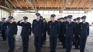 Primopredaja dužnosti zapovjednika 93. zrakoplovne baze HRZ i PZO