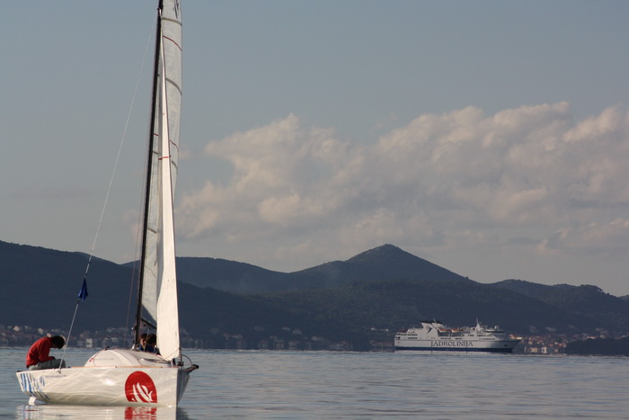 Sukosan: U uvali Zlatna luka odrzan je prvi dan dan Match Race regate, Foto: Mladen Malik