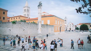 Škura bura na zadarskoj rivi 15. srpnja 2016.