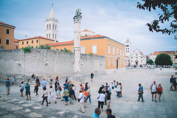 Škura bura na zadarskoj rivi 15. srpnja 2016.
