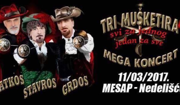 “Tri mušketira” kreću na megaturneju