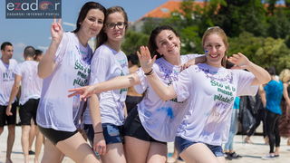 Ludijada zadarskih maturanata na Pozdravu suncu i Morskim orguljama