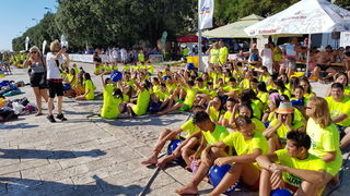 Sasvim osoban doživljaj – 10. dm Millennium Jump sa zadarske rive. Foto: Mladen Malik Barba Sasvim osoban doživljaj – 10. dm Millennium Jump sa zadarske rive. Foto: Mladen Malik Barba