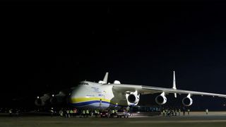 Antonov 225 u zagrebačkoj zračnoj luci Pleso, Foto: Borna Filić/PIXSELL