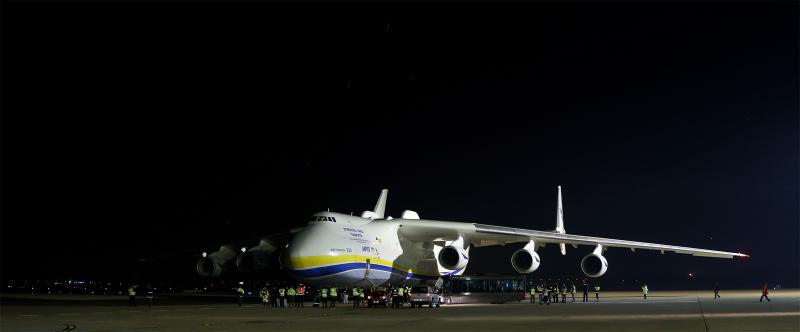 Antonov 225 u zagrebačkoj zračnoj luci Pleso, Foto: Borna Filić/PIXSELL