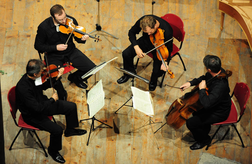 U sklopu 51. Glazbenih večeri u Sv. Donatu, sinoć su u Zadru gostovali Zagrebački kvartet, čembalist Pavao Mašić, te solistice Adela Golac-Rilović i Nera Gojanović-Kljajić, foto: Nenad Marčev