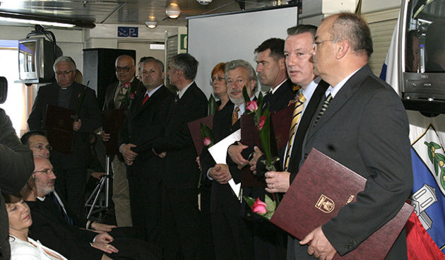 Sjednica zupanije na trajektu Zadar