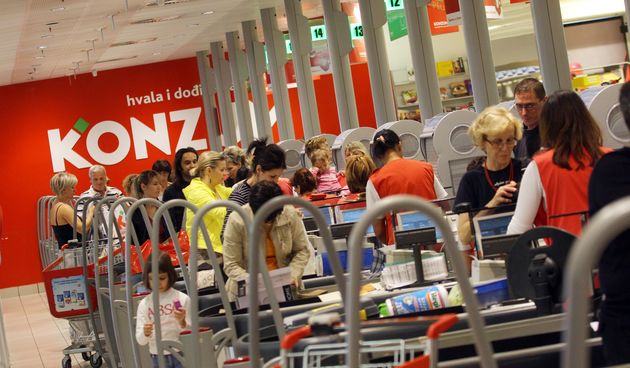 Konzum, blagajna