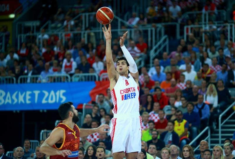 08.09.2015., Arena Zagreb, Zagreb – EuroBasket 2015., skupina C, 03. kolo, Hrvatska – Makedonija. Foto: PIXSELL 08.09.2015., Arena Zagreb, Zagreb – EuroBasket 2015., skupina C, 03. kolo, Hrvatska – Makedonija. Foto: PIXSELL