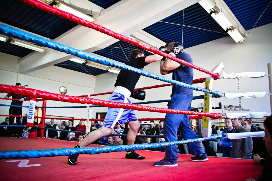 Dvorana BK Diabolik: Sparing zadarskih boksačkih klubova, foto: Iva Perinčić