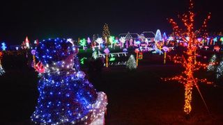 Božićna priča obitelji Salaj s rekordnih 1,88 milijuna lampica. Foto: Damir Špehar/PIXSELL