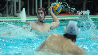 Zadar, 101211
Bazen na Visnjiku.
Utakmica polufinala kupa Hrvatske izmedju VK Primorje i VK Jug.
Na slici: detalj iz igre
Foto: Luka Gerlanc / CROPIX