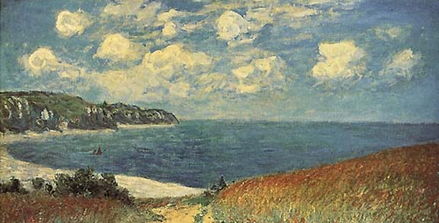 Platno Claudea Moneta “Plaža u Pourvilleu” (Foto: abreugallery.com)