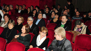 Zadar, 13.3.2014. snimio: Nenad Marčev 
Borivoj Radaković 
GRUPA 
redatelj: Mario Kovač 
igraju: Sreten Mokrović, Ranko Zidarić, 
Ivica Zadro i Iva Visković 
Kazalište KNAP (Kazalište na Peščenici) 
Dvorana HNK Zadar