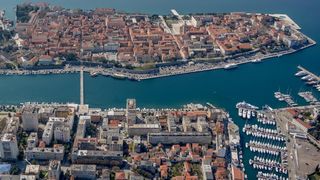 Zadar iz zraka, zračna panorama