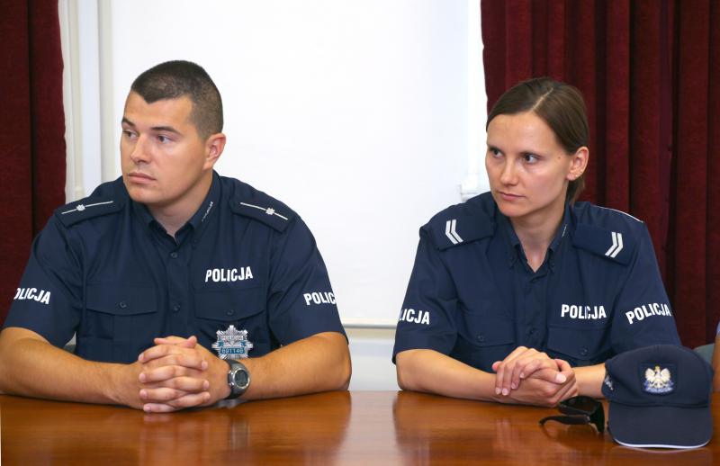 08.07.2013., Zadar – Press konferencija u policiji zadarskoj. Predstavljanje stranih policajaca iz Slovacke i Madjarske koji ce ovo ljeto zajedno s hrvatskim kolegama kontrolirati strane turiste a najvise turiste iz zemalja iz kojih su i policajci. Slovac