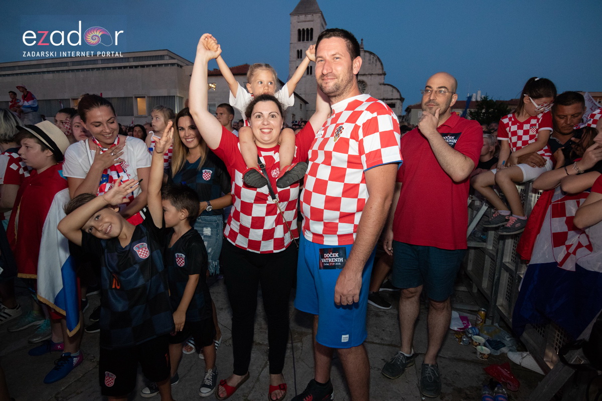Veličanstven doček četvorice zadarskih Vatrenih
