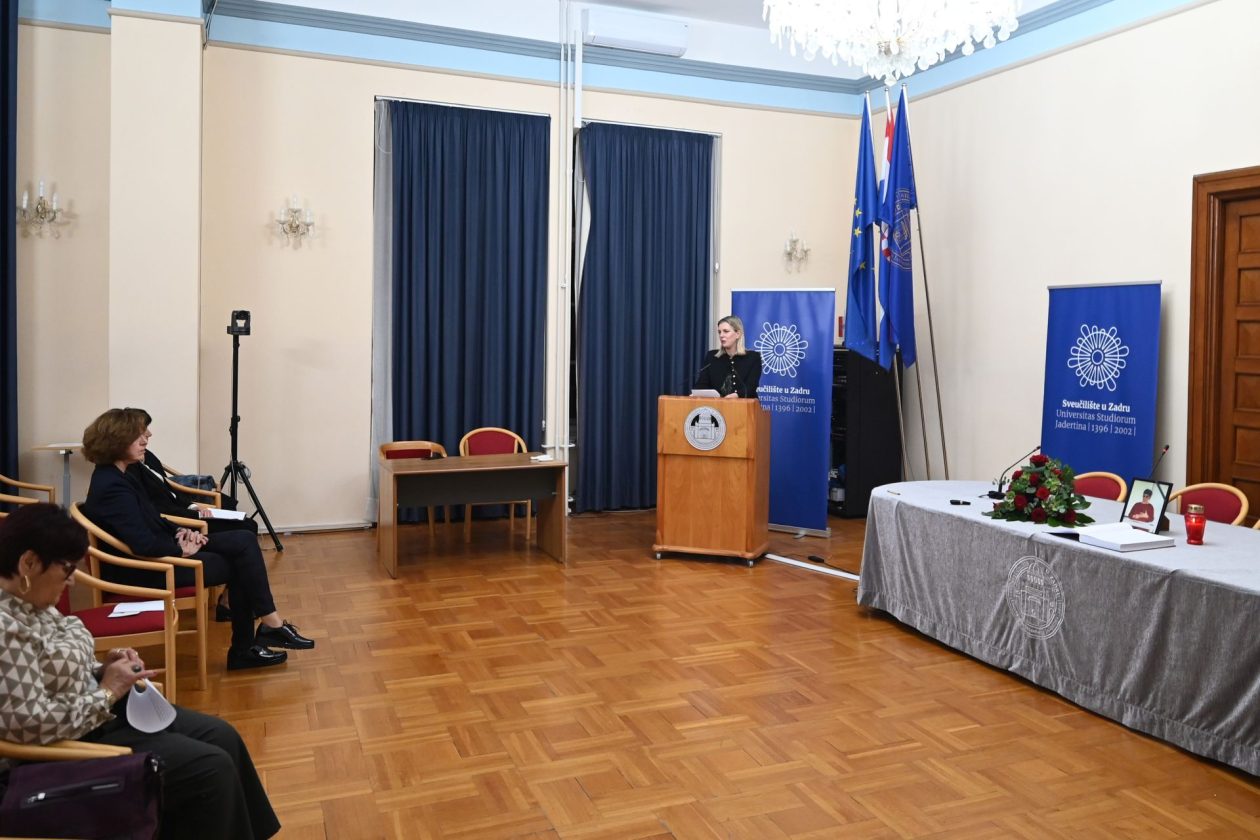 Na Sveučilištu u Zadru održana komemoracija za preminulu profesoricu Avgustinu Gulesku Hajdić