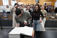 Na Sveučilištu u Zadru održana su predavanja „Prvi influencer na svijetu – Josip Franjo Mikulec“ i „Od predavaonice do međunarodnog tržišta“. Novi kampus, studenti