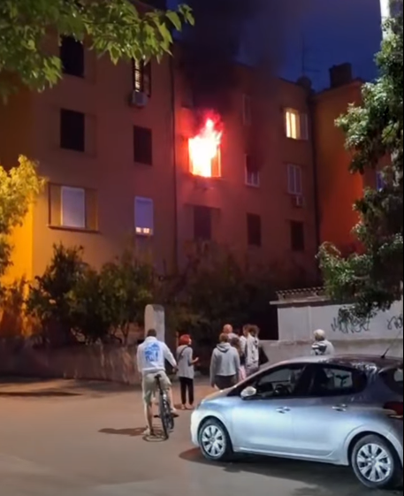 požar u stanu na relji