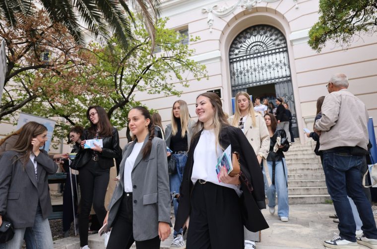 Prijem studenata prve godine na Sveučilištu u Zadru